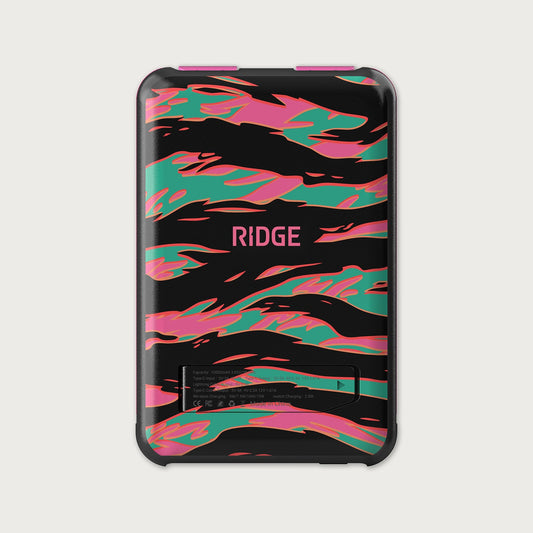 Ridge Power Bank - 10k mAh - Neon Tiger