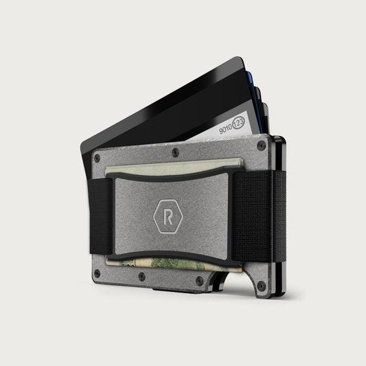 Ridge Wallet + Power Bank + KeyCase - Stonewashed Titanium + Matte Black + Stonewashed Titanium — image 2