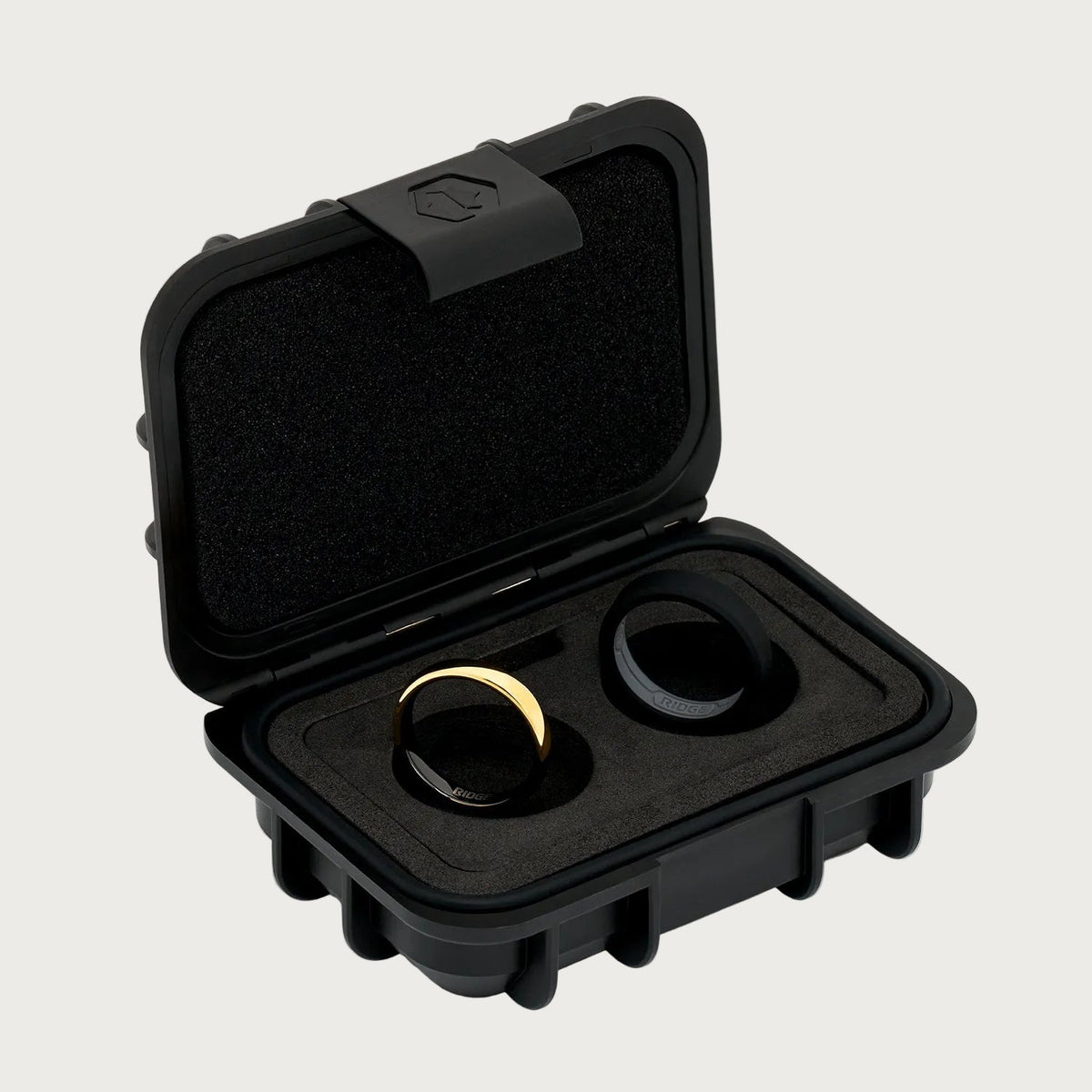 4mm Rounded Ring Set - 24K Gold