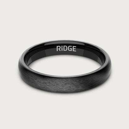 4mm Rounded Ring Set - Gunmetal