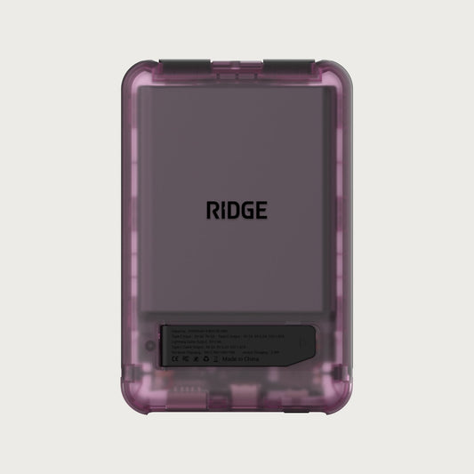 Ridge Power Bank - 10k mAh - Atomic Purple