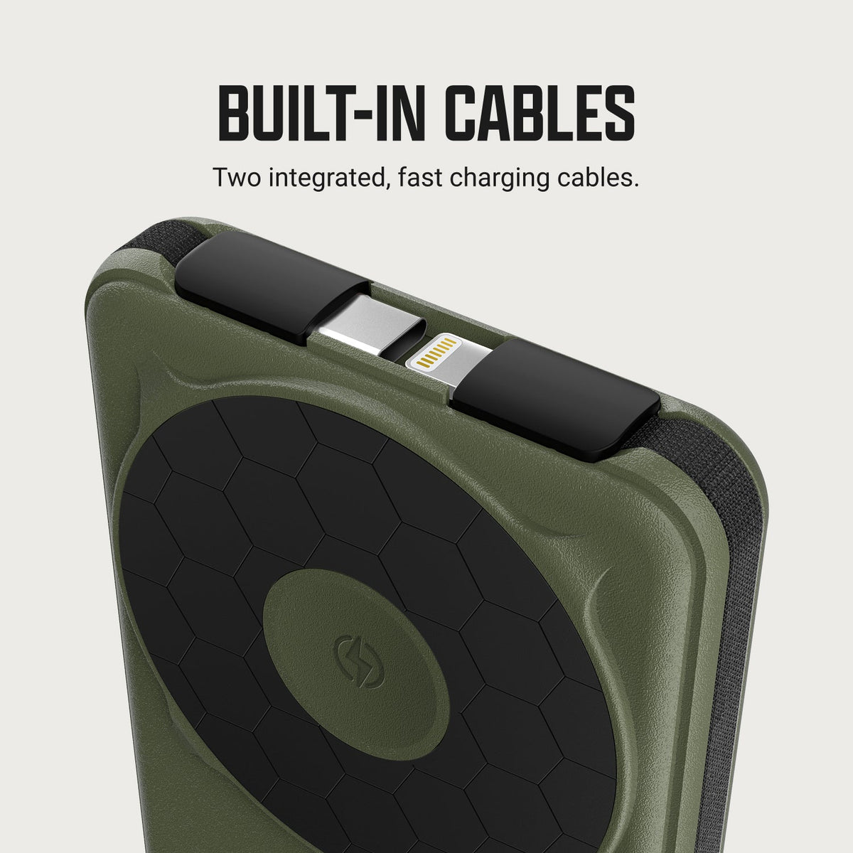 Ridge Power Bank - 10k mAh Bundle - Matte Olive - 3-Pack