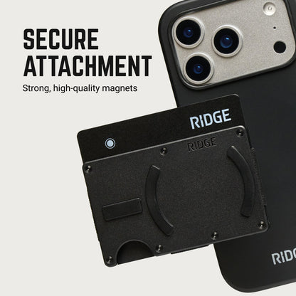 Ridge Wallet for MagSafe + KeyCase - Glacier + Royal Black