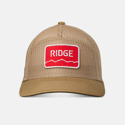 Ridge Mesh Snapback - Tan