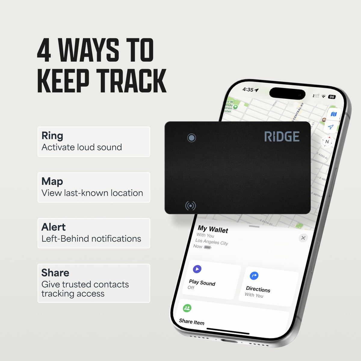 Ridge - Tracker Card