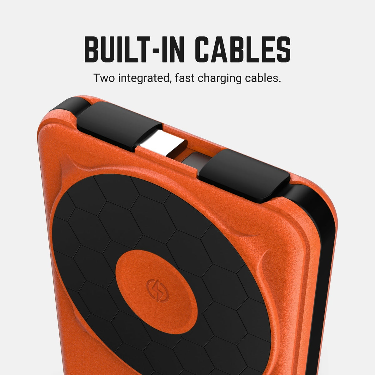 Ridge Everyday Charging Kit - iPhone 18 Pro - Basecamp Orange — power bank infographic 2