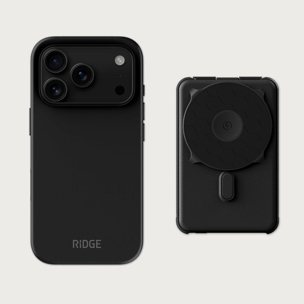Ridge Everyday Charging Kit - iPhone 18 Pro - Matte Black