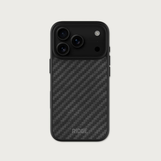 Ridge Phone Case - iPhone 18 Pro - Carbon Fiber 3K