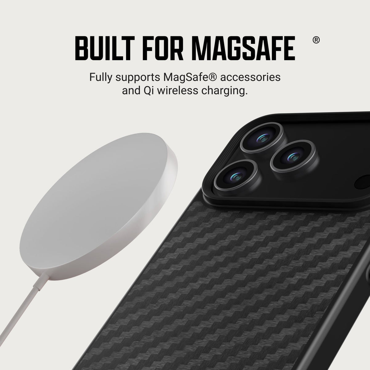Ridge Phone Case - iPhone 18 Pro - Carbon