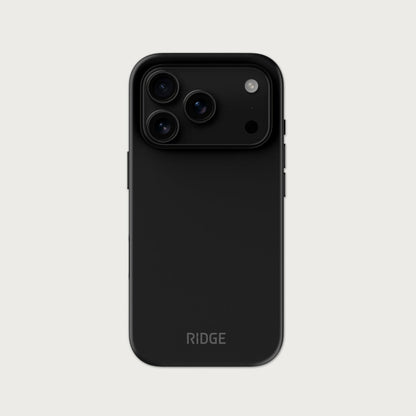 Ridge Phone Case - iPhone 18 Pro - Matte Black