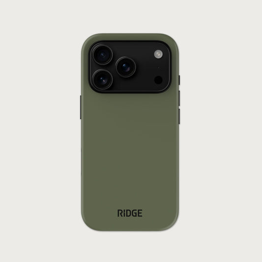 Ridge Phone Case - iPhone 18 Pro - Matte Olive