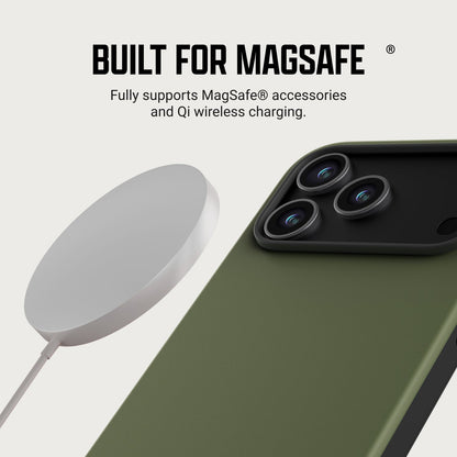 Ridge Phone Case - iPhone 18 Pro - Matte Olive