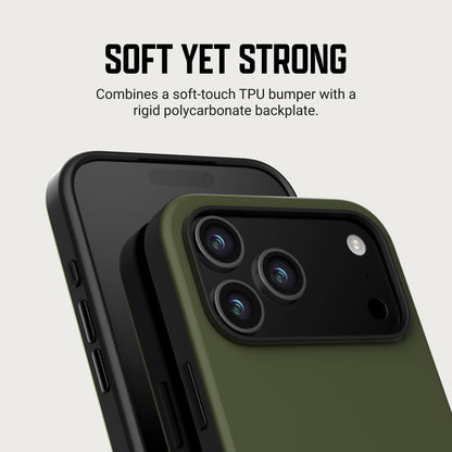 Ridge Phone Case - iPhone 18 Pro - Matte Olive