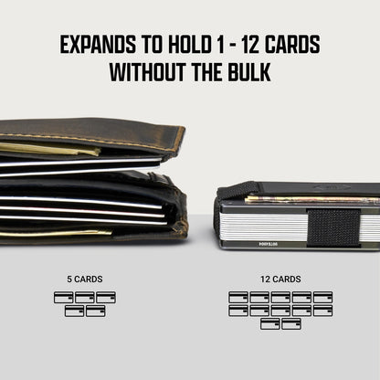 Ridge Wallet + Power Bank - Tiger Stripe + Matte Black — infographic 7